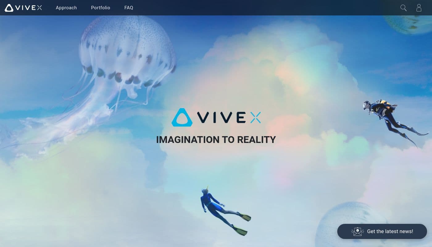 VIVE X banner